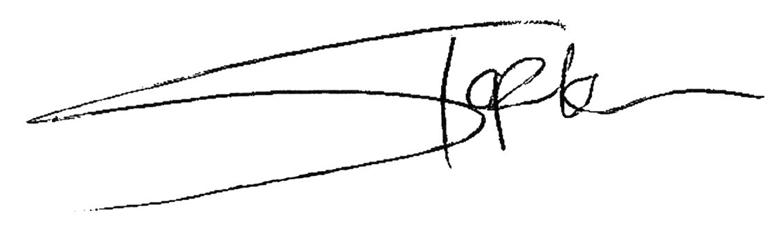Stephen Topham signature
